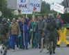 Armáda cvičí ve Štěpánově potlačení demonstrace