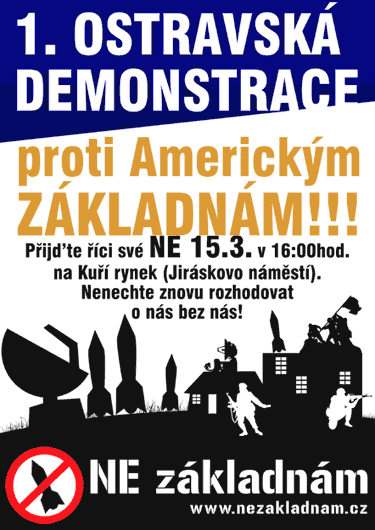 15.3.2007 Demonstrace v Ostravě